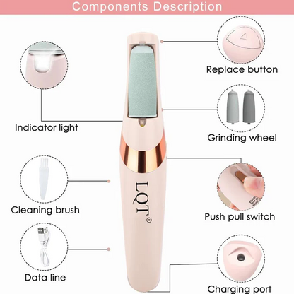 Electric Pedicure Foot File Callus Remover