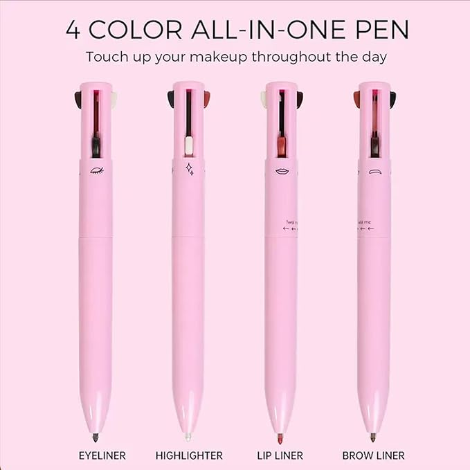 4 in 1 Makeup Pen - Waterproof & Long Lasting