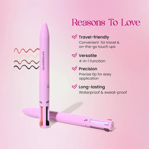 4 in 1 Makeup Pen - Waterproof & Long Lasting