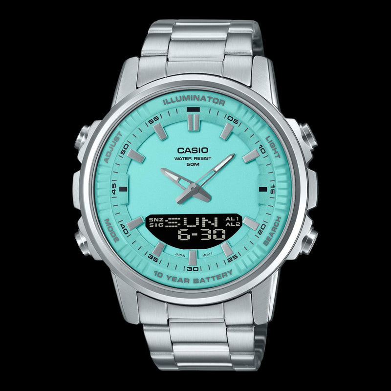 Turquoise Dial Men Watch